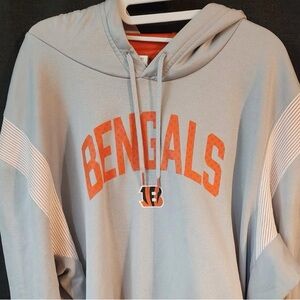 Nike Gray and Orange Bengals Hoodie 
NFL
